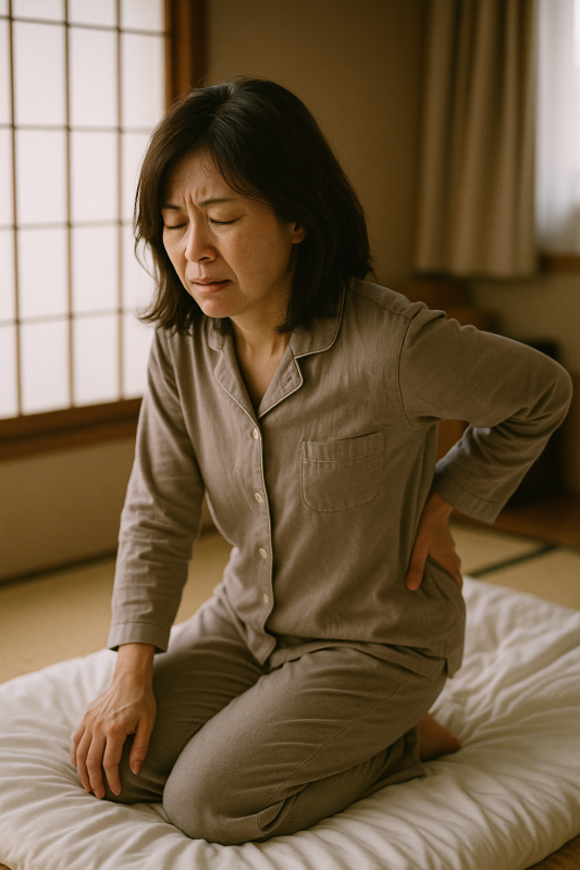 朝起きる時の腰痛　改善