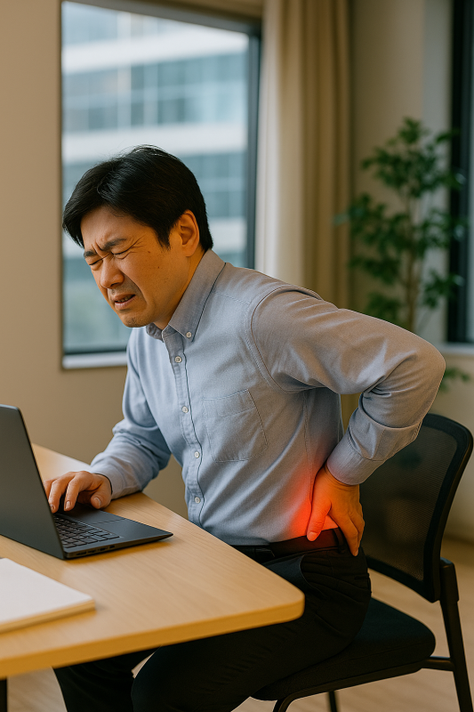 腰痛　静岡　座りすぎ